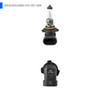 Spec-D Tuning Clear Bumper Driving Fog Lights + Bulbs Compatible