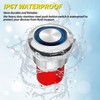 Joinfworld 20 Amp Momentary Push Button Switch 12V Marine Waterproof