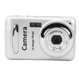 16MP Digital Camera, HD Photos and Videos, Retro Small Portable Camera with 2.4 Inch Color LCD Display Compact Small CCD Camera for Boys Girls Teens Seniors