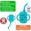 LITTLE SKIPPER Baby Straw Cups 6-12 Months 2 Pack. 4oz