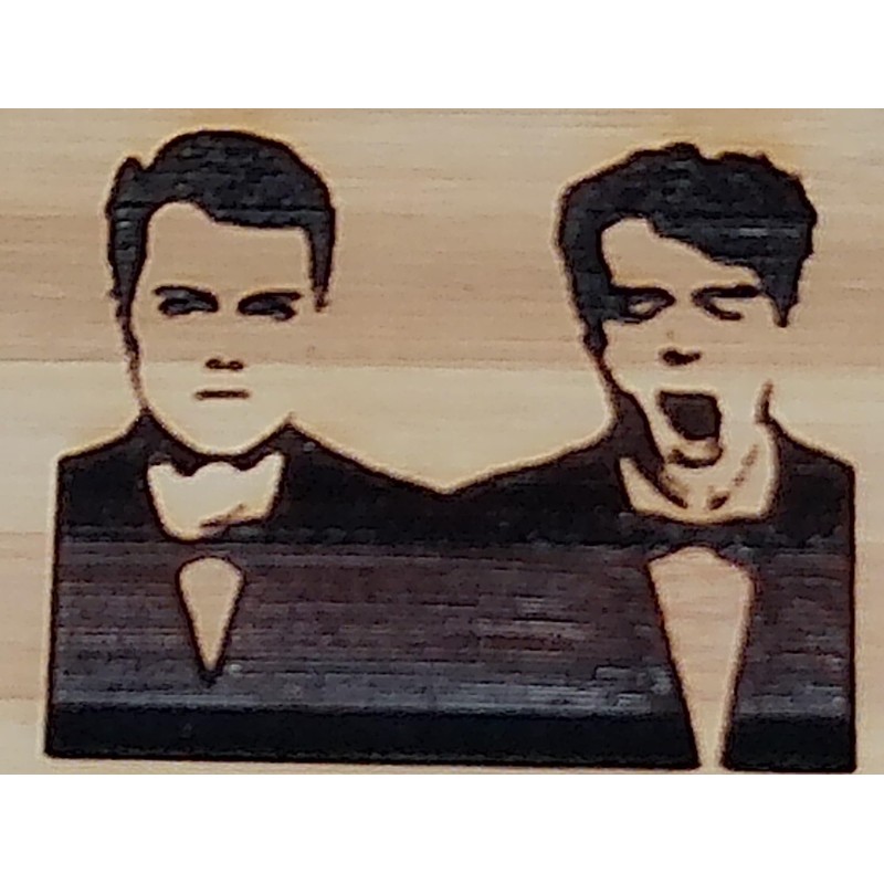 Handy Stamps Novelty Pet Shop Boys Themed Bamboo Chopping/Serving Board