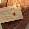 UniLogue Preference Exquisite Design Dainty Red Heart Choker Chain for
