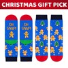 HAPPYPOP Christmas Gifts for Kids Gingerbread Gifts - Gingerbread Socks