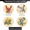 WEBEEDY 4 Pieces 40 mm Chinese Ancient Mythical Creatures Lucky