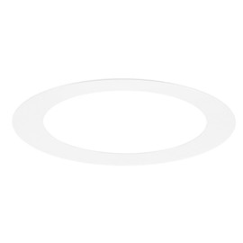 M METERXITY 1-Pack Goof Rings for 3 Inch Recessed Lights, 2.8" ID 4" OD Durable Steel Trim Ring Flush Mount White Can Light Trim Ring Cover for Ceiling Can Downlights