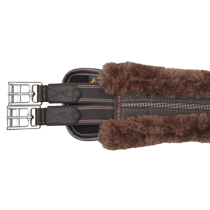 T TEKE Anatomic Luxury Plush Fleece Horse Girth - Contoured