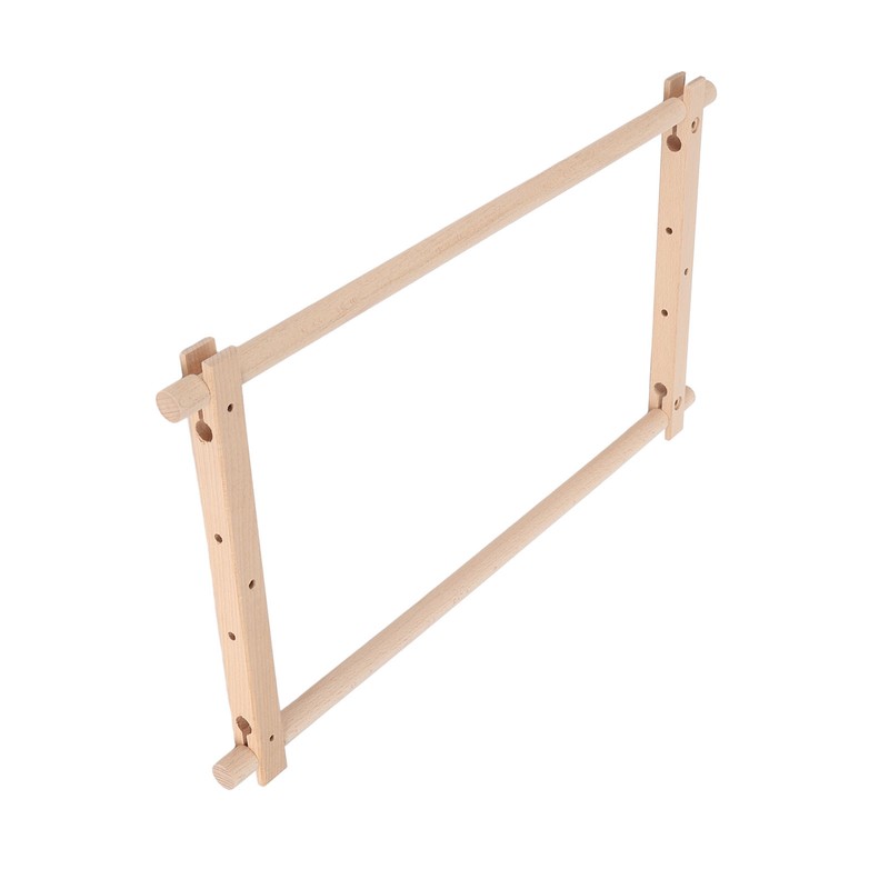 Cross Stitch Frame Rectangular Removable Wood Needlework Stretcher Frame Quilting