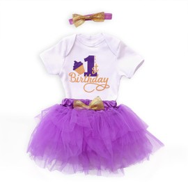 ZIYIUI Reborn Doll Clothes 24 inch Girl Purple Dress Fits 22" - 24" Reborn Baby ,Accessory Set Dolls Clothing Gifts