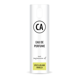 CA Perfume Originals Spice & Black Vanilla for Men Eau De Parfum Vanilla Scent Long Lasting Cologne for Men Travel Size TSA Ready for Day and Night Wear 0.33 Fl Oz 10ml