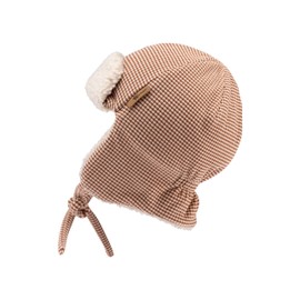 Sterntaler Beanie made of fine microfleece - unisex children's hat with envelope, rust