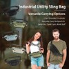 Industrial Utility Sling Bag - Chest Shoulder Crossbody Everyday Carry