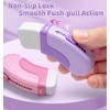 Pindda 4+1 Pack Rubber Erasers Sliding Retractable Eraser, Large White