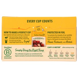Bigelow Perfect Peach Tea Bags, 20 ct