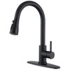 HPUFKOT Kitchen Faucet with Pull Down Sprayer Multitask Mode Single