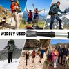 6-Pack Heavy Duty Walking Stick Tips - Reinforced Rubber Ferrules