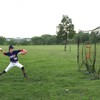 BaseGoal 7'×7' Baseball Softball Practice Net,Baseball Backstop,with Batting Tee,for Hitting