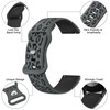Meliya 20mm Watch Bands Quick Release Replacement Wristband, Leopard Engraved