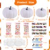 Shinybox 12 Pieces DIY Pumpkin Craft Set, DIY Pumpkin Decoration,