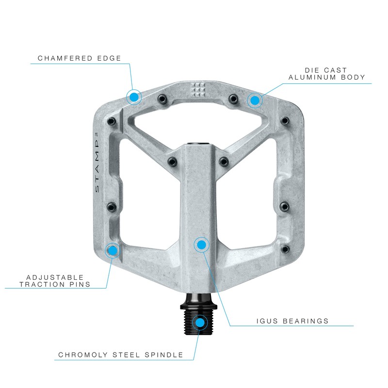 Crankbrothers MTB - Sello de Pedales 2 pequeños crudos y