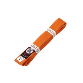 Ronin Brand Martial Arts Uniform - Cinturón de rango de color liso - Wht, Amarillo, Verde, Org, Azul, Pur, Rojo, Brn y Negro, Naranja, 5