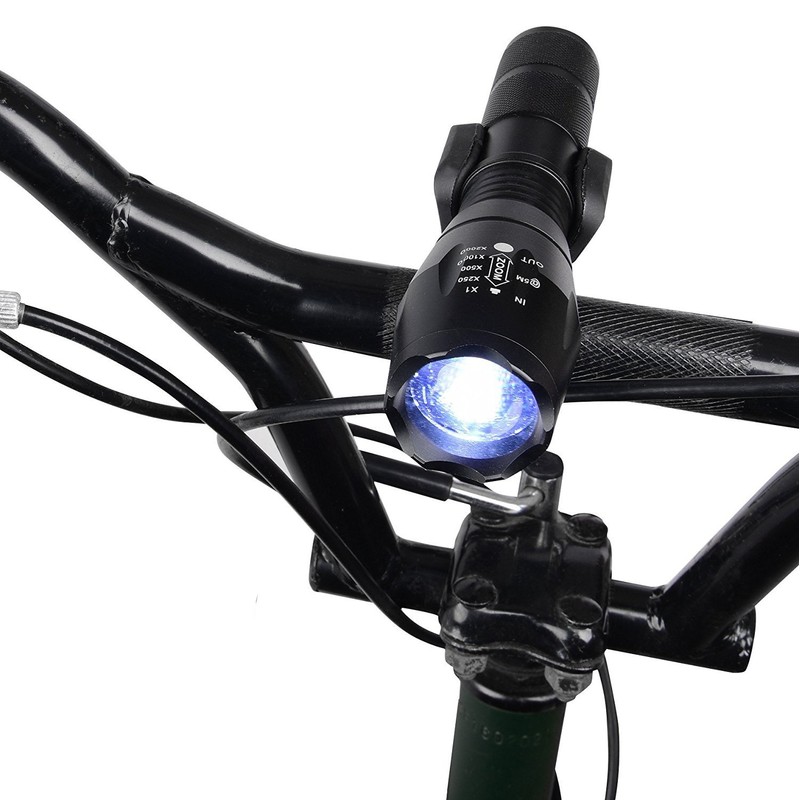 Gracetop LED Tactical Flashlight T6 Adjustable Light Lamp with 5