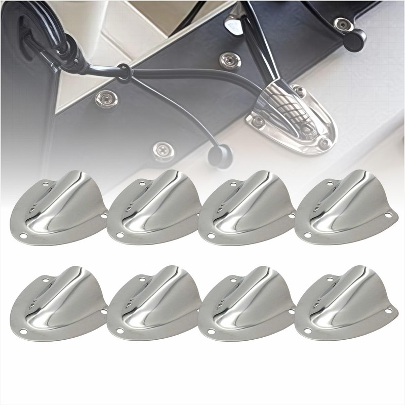 TuoP Boat Wire Cable Hole Ventilator Cover - Clam Shell
