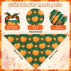 Sweetude 100 Pieces Fall Dog Bandanas Bulk,Thanksgiving Bandanas for Dogs