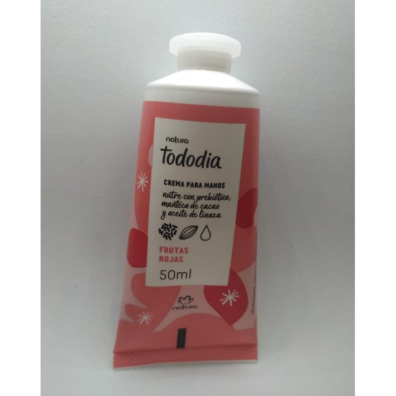 natura Crema Para Manos Humectante Frutas Rojas Natura Tododia 50ml