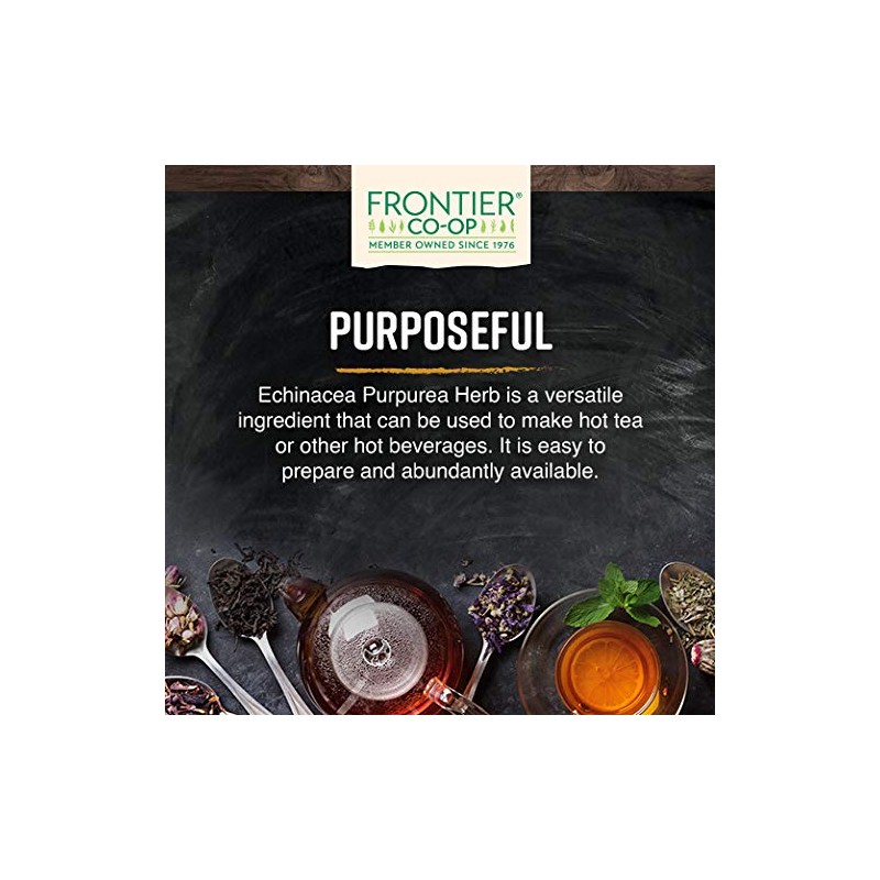 Frontier Co-op Organic Cut and Sifted Echinacea Purpurea Herb 2.26oz