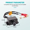 NuIth Universal Car Amplifier RCA Level Controller, Car Audio Bass