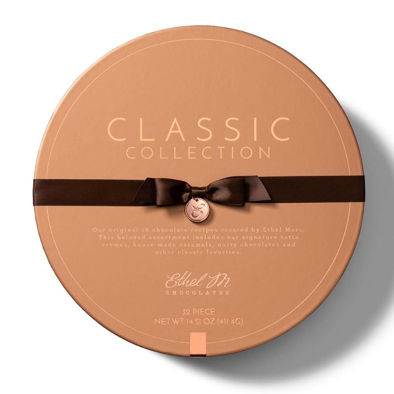 Ethel M Chocolates Classic Collection 16 Pieces Premium Milk and
