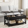 Memobarco Lift Top Coffee Table with Storage Shelf and Hidden