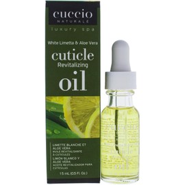 Cuccio Naturale Cuticle Revitalizing Oil - Hydrating Oil For Repaired Cuticles Overnight - For Damaged Skin And Thin Nails - Paraben And Cruelty-Free Formula - White Limetta And Aloe Vera - 15 ML