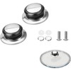 Pot Lid Knob, 2 Pack Cookware Lids, Saucepan Handles, Crock
