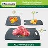 Plastic Cutting Boards for Kitchen, Cutting Board Set of 3,