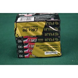 Fuji Lot of 7 Fuji DR-I 90 Type I normal bias cassette tapes - new and sealed
