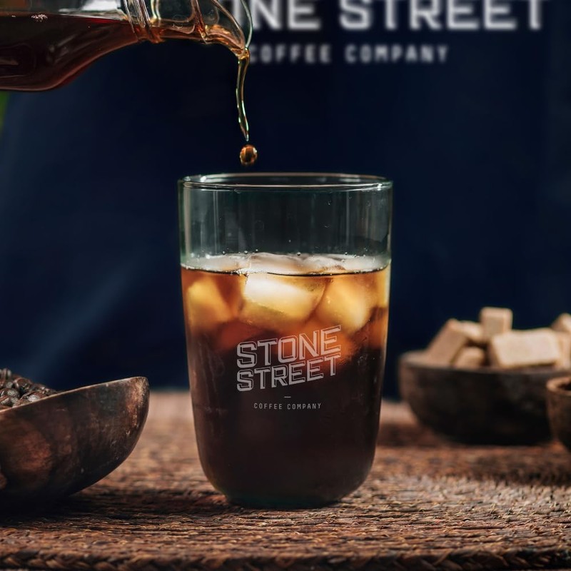 Stone Street Cold Brew Coffee, Strong & Smooth Blend, Low