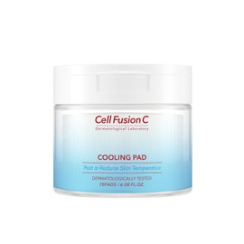 Cell Fusion C Cell Fusion C Post Alpha Cooling Pad, Hydrating & Cooling Korean Toner Pads for Dry Skin, Panthenol and Glacier Water to Plump and Replenish, 70 Pads / 6.08 fl.oz.