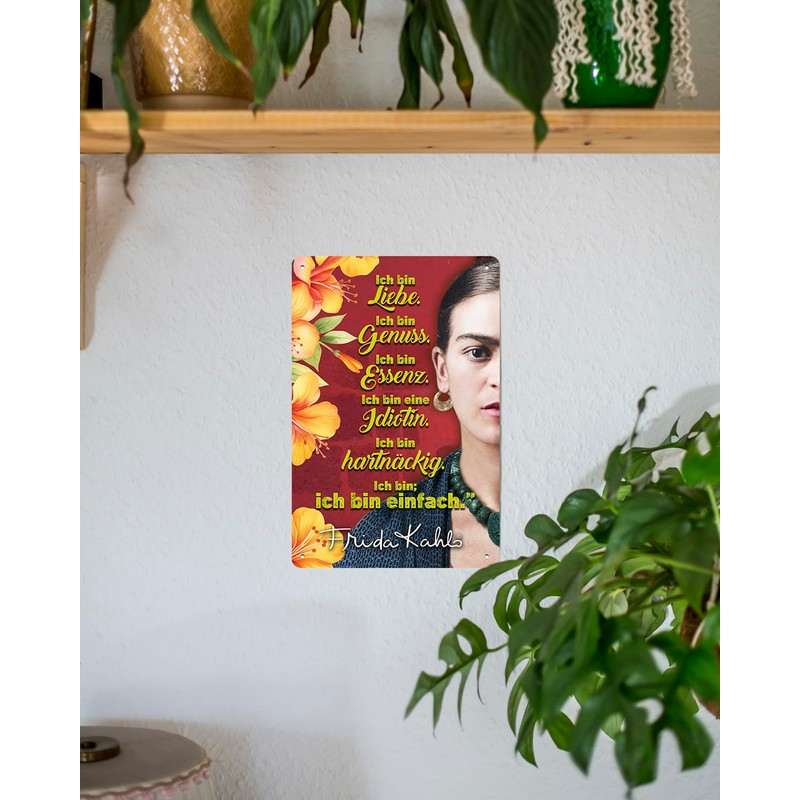 30 x 20 cm Art Tin Sign Suitable for Frida