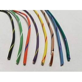 For LOT (B) 16 AWG GXL HIGH TEMP AUTOMOTIVE POWER WIRE 8 STRIPED COLORS 15 FT EA MALOLIK supplier DIY home & garden, Other Wire, Cable & Conduit