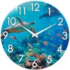 Large Outdoor Clock Waterproof - Coastal Beach Nautical Ocean Wall