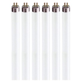 (6 Pack) F13T5/CW - T5 Fluorescent 4100K Cool White - 21" Linear - 13 Watt T5 - Under The Counter Light Bulbs