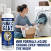 Fabric Glue Permanent Clear Washable - Instant Bond Leather Glue