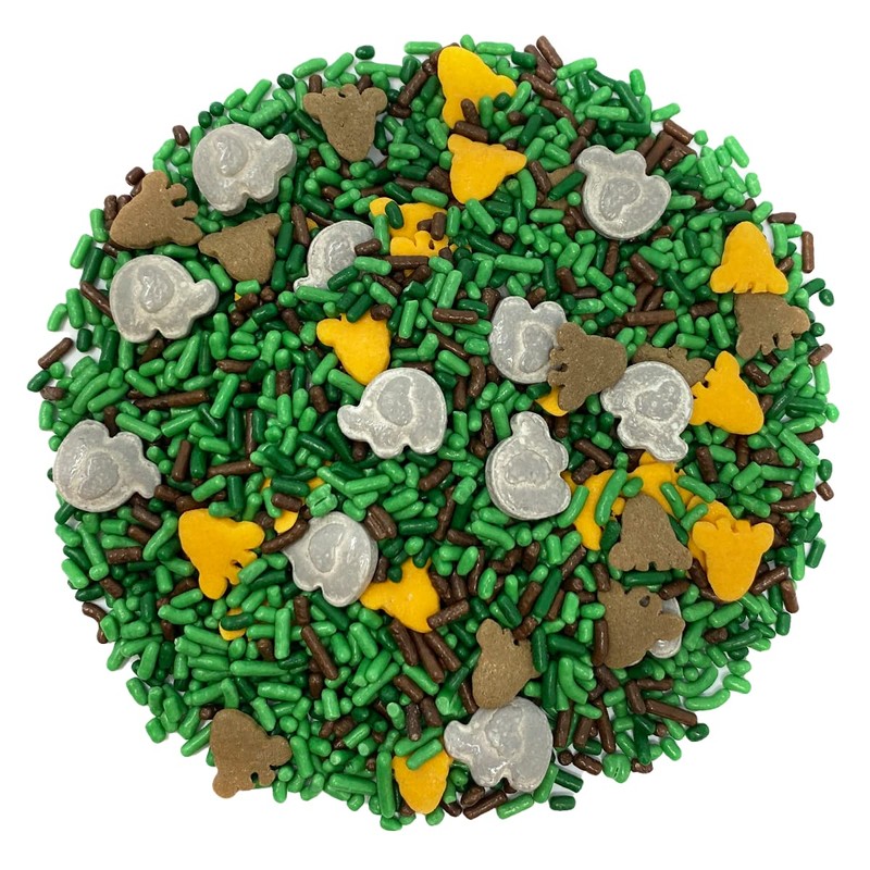 Mystic Sprinkles Sprinkle Mixes (Jungle Safari Sprinkle Mix 3.8oz)