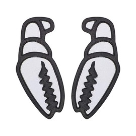 Crab Grab Unisex Mega Claws Traction Pads 2 Pack White