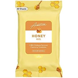 HONEY 2 IN 1 MAKEUP REMOVER CLEANSING TOWELETTES ARANTZA COSMETICS