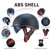 VCOROS Half Helmet Motorcycle DOT Approved Open Face Helmet with