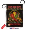 Breeze Decor GS117031-DB-03 Chili Peppers Burlap Food Vegetable Impressions Decorative
