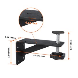 VANROUG 4 Pcs Undermount Sink Brackets, Undermount Sink Support, Undermount Sink Repair kit, Sink Bracket for Kitchen, Undermount Sink Brackets for Narrow Cabinet