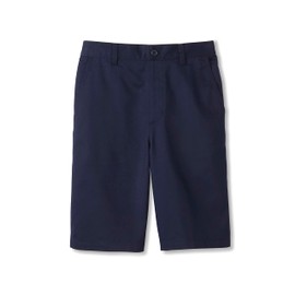 French Toast Boys' Big Pull-On Twill Shorts School Uniform for Kids, Navy, 16